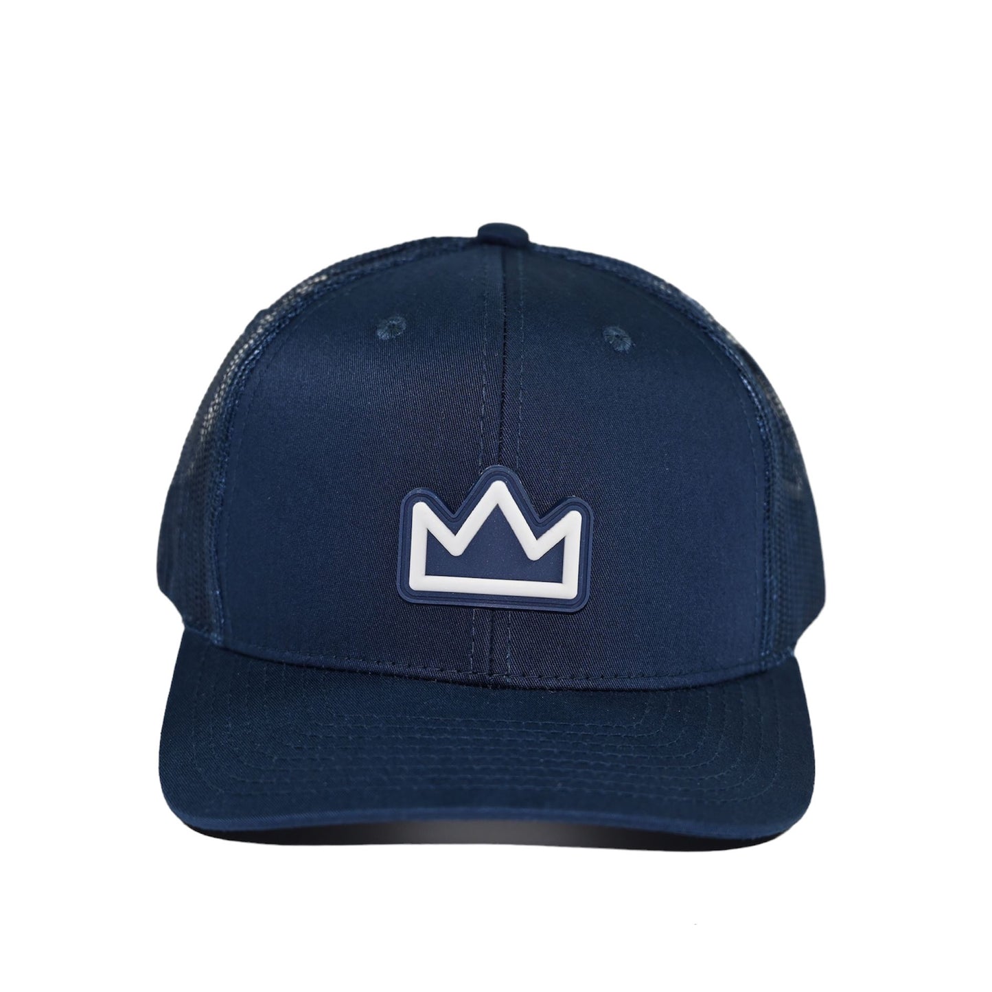 VICTOR'S CROWN - SILVER - Navy Trucker Hat